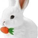 Bunny Realistic Bunny, Realistic B.unny Toy, Easter Bunny Toy, 2026 New Bu.nnyToys Educational Interactive Toys - Can Walk and Talk, Hopping Realistic Toy for Kids(with Carrot)