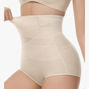 KLVEE Shapewear Tummy Control Underwear High Waisted Girdle Body Shaper Butt Lifting Panties Spanks for Women M