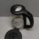 ShanSon 1.7L Electric Glass Kettle 1500W Temperature Control Fast Water Boiler BPA Free Auto Shut-off Protection Electric Teapot with Led Touch Screen (Clear)