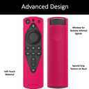 4 x Mission Remote Case for The All-New Fire TV Voice Remote (2018 Version for Fire TV Stick 4K and Fire TV Cube) (Magic Magenta)