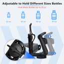 F3 Driver Drink Holders Left+Right Side Ajustable Water Bottle Holders for Can Am Spyder F3/F3-S/F3-L/F3-T 2015+ Models Cup Holder Accessories