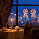 2 Pieces Valentines Bows for Wreath, Valentine's Day Wreath Bows Natural Burlap Bows Heart Craft Bows Ornaments Farmhouse Tree Bows for Front Door Wedding Valentines Decorations