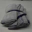 Everplush Diamond Jacquard 6 Pieces Bath Towel Set, Luxury Super Soft Oversized Towels, Highly Absorbent Diamond Jacquard Quick Dry Bath Towel for Bathroom Dusk