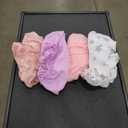 Bassinet Sheets Set 4 Pack for Baby Girl, Universal Fit for Oval, Hourglass and Rectangular Mattress, Pink 32"X17"