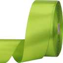 1-1/2 inches 50 Yard Light Green Satin Ribbon for Gift Wrapping, Wedding, Crafts, Christmas,Easter, Floral, Hair, Invitation Decorations and More, Light Green