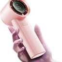 MUXNW Mini Face Fan For Skincare: Portable Small Pocket Handheld Personal Rechargeable Battery Operated USB Charger Keep Your Makeup For Travel Beach (Pink)