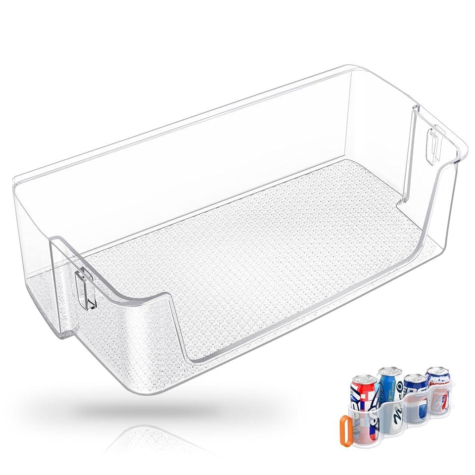[2 PACK] Upgraded Right Refrigerator Door Bin RF28T5001SR RF28T5021SR RF27T5201SR RF27T5241SR RF28T5101SR RF28T5001SG DA63-09775A DA97-20984A Door Shelf Compatible with Samsung Refrigerator Door Bin
