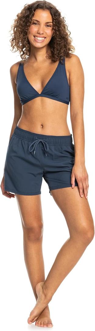 Roxy Women's Sea 5" Boardshorts (Medium, Indigo)