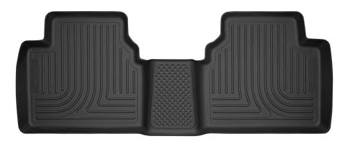 Husky Liners Weatherbeater Floor Mats | Fits 2006-2009 Ford Fusion & Mercury Milan; 2007-2009 Lincoln MKZ | 2nd Row, 1-pc Black - 11221