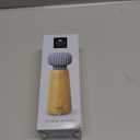 Kahler Hammershoi Salt and Pepper Grinder, Anthracite Grey, 7.3"H x 2.6"D, Designed by Hans-Christian Bauer, Gift Box Included