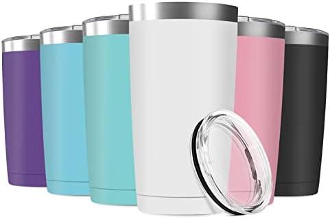 Deitybless 20oz Tumbler Vacuum Insulated Travel Mug with Lids, Stainless Steel Double Wall Thermal Coffe Cup for Home, Office, Outdoor Suitable for Vehicle Cup Holders