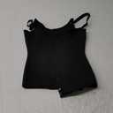 Nebility Waist Trainer for Women Corset Shapewear with Zipper Women's Waist Cincher Tank Top with Adjustable Straps (Medium, Black)