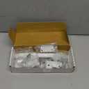 Ideal Security 1216 Surface Mount Storm Door Handle with Lock and Key for 1  1  inches Thick Doors (White, 4-Posts)