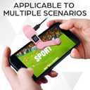 Sabary 2 Sets Auto Clicker for Smart Phone, Fast Screen Tapping Device Auto Tapper Continuous Click Simulation Finger for Game, Live Likes, Flash Deal, Reward Task, Plug and Play (Pink)