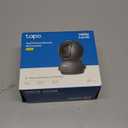 Tapo 1080P Indoor Pan/Tilt Wired Security Camera - Works as a Baby & Pet Monitor, Motion Detection, 2-Way Audio, Siren, Night Vision, Subscription-Free Local Storage or Optional Cloud, Black, C201