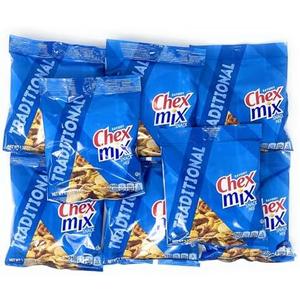 Chex Mix Traditional 1.75oz Bags - Snack Pack (8 Count) by The Holy South (Trademarked box), BBD 06/04/026