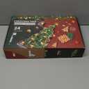 Advent Calendar 2025 Adult Kids Girls Boys Teens Women Men Christmas Tree Building Set,24 Boxes 1100+ Pcs Christmas Countdown Calendar Building Blocks with LED Light stocking stuffers for kids