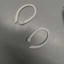 2 Pairs AirPods Ear Hooks for AirPods Pro 2, Pro, 4, 3, 2 & 1 - Upgraded Anti Slip Sports Clip Hooks - White