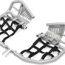 Nerf Bars Compatible with All Years 400EX 400X Aluminum Black Nets & Silvery Nerfs Heel Guard Foot Peg