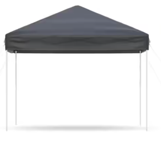 Garvee
10 ft. x 10 ft. Instant Pop Up Canopy Tent Sun Shelter in Black with Adjustable Height & Portable Bag