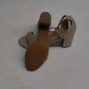 COASIS Women's Chunky Block Heels Open Toe Ankle Strap 3.5 Inch Heeled Sandals 9.5