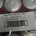 Zevia Zero Sugar Energy Drink, Mango Ginger, 12 oz Cans (12-Pack) Naturally Sweetened, Zero Calorie Sugar Free Energy - Non-GMO Project Verified, Gluten-Free, Vegan BBD 03-21-27