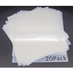 20 Pack 7.5mil Mylar Sheets, 12 X 12 Inch Stencil Paper for Cricut, Laser Cutting, Template Plastic for Quilting, Blank Plastic Sheets for Crafts, Food Grade Mylar Stencil Sheets