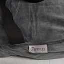 Lumbar Support Pillow for Recliner Chair/Accent Chair/Couch,Comfy Back Support Pillow with Gel Memory Foam,Recliner Cushions for Back Rest,Pain Relief,Reading,Washable Cover