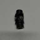 3/4" DD X 3/4" DD Steering U Joint Powder Coated Universal Steering Shaft Black