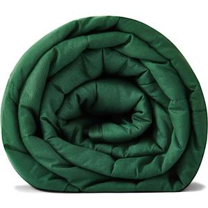 Weighted Blanket | 60''x80'',20lbs | for Individual Between 190-240 lbs | Premium Cotton Material with Glass Beads | Dark Green