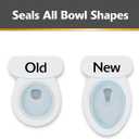 Korky BeehiveMAX Heavy Duty Toilet Plunger - Seals All Bowl Shapes Powerful Clog Removal