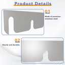 FAWAYSHAAN Hardware Door Hinge Shims (16Pcs), Stainless Steel Hinge Shims for Door Hinge Repair (3.5 Inch)