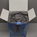 HOMFINE Cooling Comforter King Size, Grey Summer Cooling Blanket for Hot Sleepers and Night Sweats, Japanese Double-Sided Cold Tech Fabric Q-Max 0.45, Soft Breathable Silky Smooth Lightweight