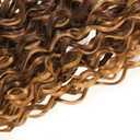 P427 Human Hair Bundles Ombre Highlight Bundle #4 Water Wave Human Hair 3 Bundles 16 18 20 inch Brown and Honey Blonde Color