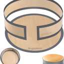 Silicone Baking Mat for Springform Pan 10 inch, Prevent cake from Sticking to Bottom and Side,Easy Clean & Non Sick Silicone Baking mat for Cheesecake Pan