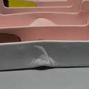 Venssu Card Storage Box For Trading Cards With Dedicated Card Supporters,3000+ Mtg Deck Box With 24 Colorful Divider Tabs, Trading Card Storage Fits For Magic Game Cards (4 row White and Pink)