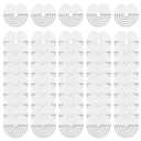 50 Pcs Heat Shield Guards for Hair Extension with Scale Circular K Tips Hair Extensions Tool Single Hole Round Spacer Template Clips Clear Fusion Keratin Glue Protector Templates for Hairs Extensions