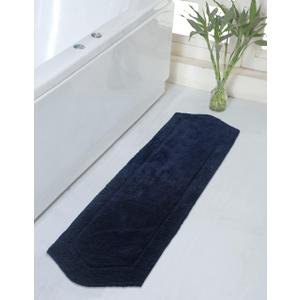 Waterford Soft Tufted Cotton Bath Rug Runner
 22" x 66" Navy