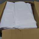 10-Pack White Tablecloths for Rectangle Tables, 70 x 120 Inches, Stain-Resistant Polyester Fabric for 6 Foot Tables - Washable Table Covers for Weddings, Banquets, Birthday Parties, Events