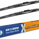 13"+13" Windshield Wiper Blades Replacement for Jeep Wrangler TJ 2006 2005 2004 2003 2002 2001 2000 1999 1998 1997 Icexsnow All-Season Wiper Blades For My Car