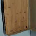 Hiware 4 Pieces Extra Large Wooden Cutting Boards Set- Bamboo Cutting Boards for Kitchen Meal Prep & Serving, Cutting Board with Deep Juice Groove & Built-in Handles, Charcuterie & Chopping Board (Brown)