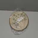 JQF Vintage Floral Oval Framed Wall Art, Cottagecore Retro Flower Botanical Oval Canvas Wall Decor, Rustic Floral Framed Prints Hanging Decor for Home Bedroom Living Room, 8.5x11.5 Inch (White)