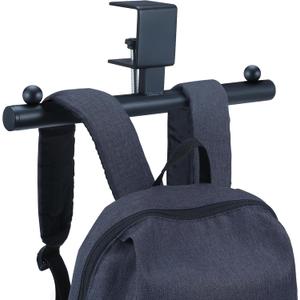 Geelin 1 Pcs Black Heavy-Duty Bag Hook for Desk or Table Bag Hanger Backpack Holder Purse Hook Table Handbag Hanger Organizer Storage Under Desk for Office Classroom Dorm Back to School Accessories