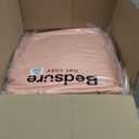 Bedsure California King Comforter Set Dusty Pink - Bed in a Bag California King 7 Pieces, GentleSoft Pintuck Bed Set Gift for Family, Pinch Pleat Dusty Pink Comforter with Sheets, Pillowcases & Shams