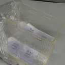 2 Pack Cabinet Door Organizer, Inside Cabinet Door Storage, Shower Caddy Stackable Clear Plastic Makeup Organizer Adhesive Hanging Bin for Kitchen Cabinets, Bathroom, Pantry, Office