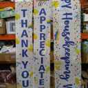 3 Pcs Banner Thank for All You Do We Appreciate You Banner for Custodial Staff Housekeeper EVS Nurse Veterans Social Worker Boss Lady Boss(Happy Housekeeping Week)