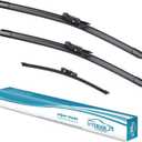 OEM Windshield Wiper Blades Replacement for BMW X1 2012 2013 2014 2015 Mercedes-Benz GLA250 2015, All Weather Original Factory Quality Front & Rear Wipers Set 24"+19"+12" (Pack of 3)