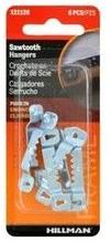 Self Leveling Picture Hangers, 6-Pk., 5923 Coarse Thread 6 by 2 Drywall Screw with Phillips Drive