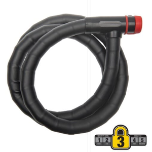 Bell Sports Ballistic 500 4' X 18mm Heavy-Duty Key Cable Bicycle Lock, Black Bell Sports Ballistic 500 4' X 18mm Heavy-Duty Key Cable Bicycle Lock, Black