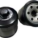 2 PCS Oil Filter With Nut Compatible With Hisun UTV ATV 250 400 450 500 550 700 750(2008-2021) Massimo Bennche Coleman Axis Cub Cadet 503-01156 BMS Ranch Pony stallion 500 600 15200-003-0000
